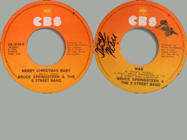 Bruce Springsteen - WAR / MERRY CHRISTMAS BABY
